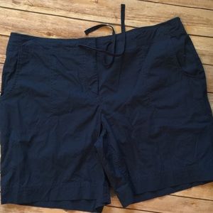 J. Jill Shorts Navy Blue 16 Petite